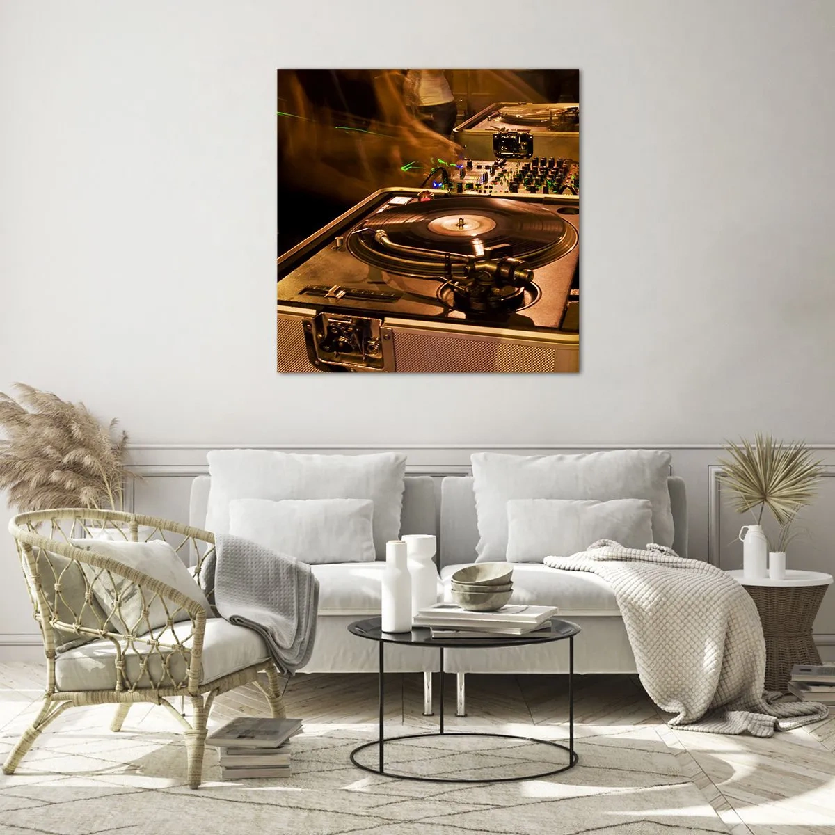 Üveg kép - Érzed az erőt? - 30x30 cm