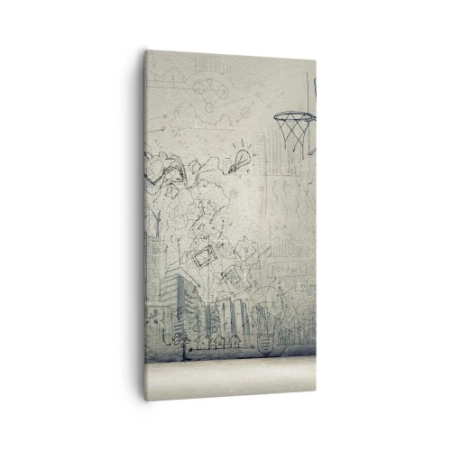 Vászonkép - A remek városi életem - 55x100 cm