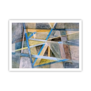 Poszter - Egyenesen vagy átlósan? - 100x70 cm