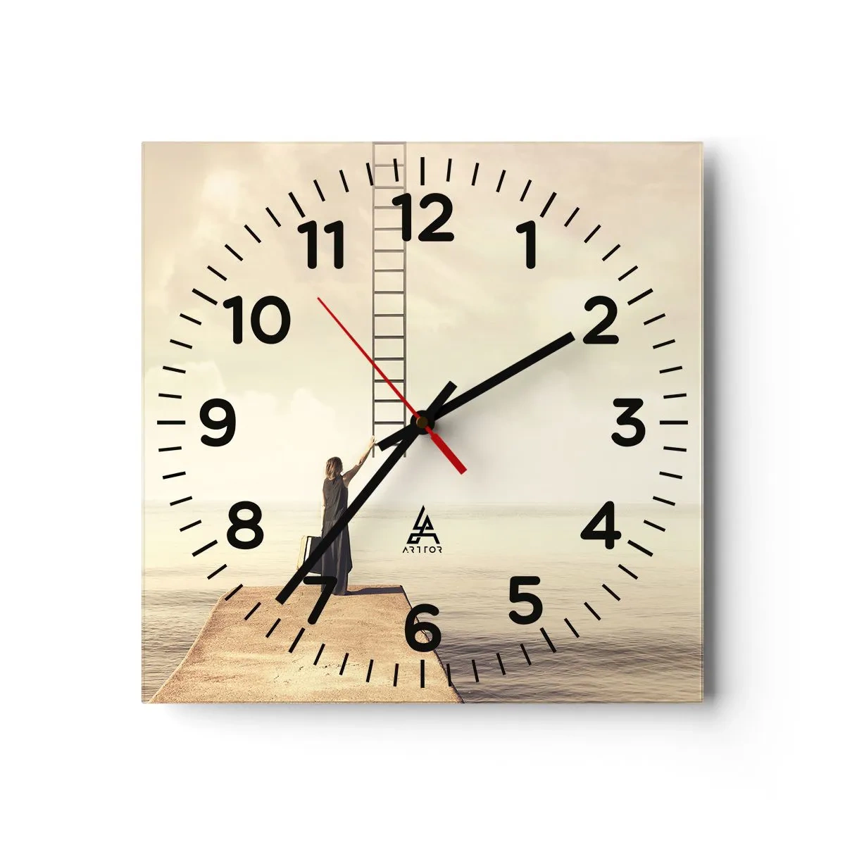 Falióra, Óra - Varázslatos utazás - 40x40 cm