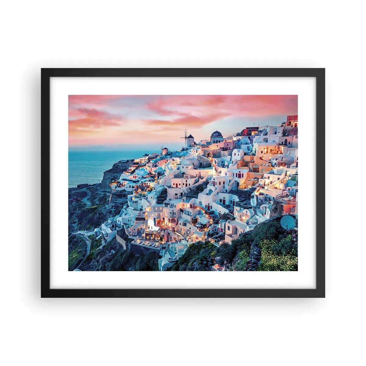 Poszter fehér keretben - Nagyszerű görög vakációd - 50x40 cm