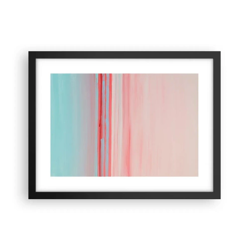 Poszter fehér keretben - Absztrakció hajnalban - 40x30 cm