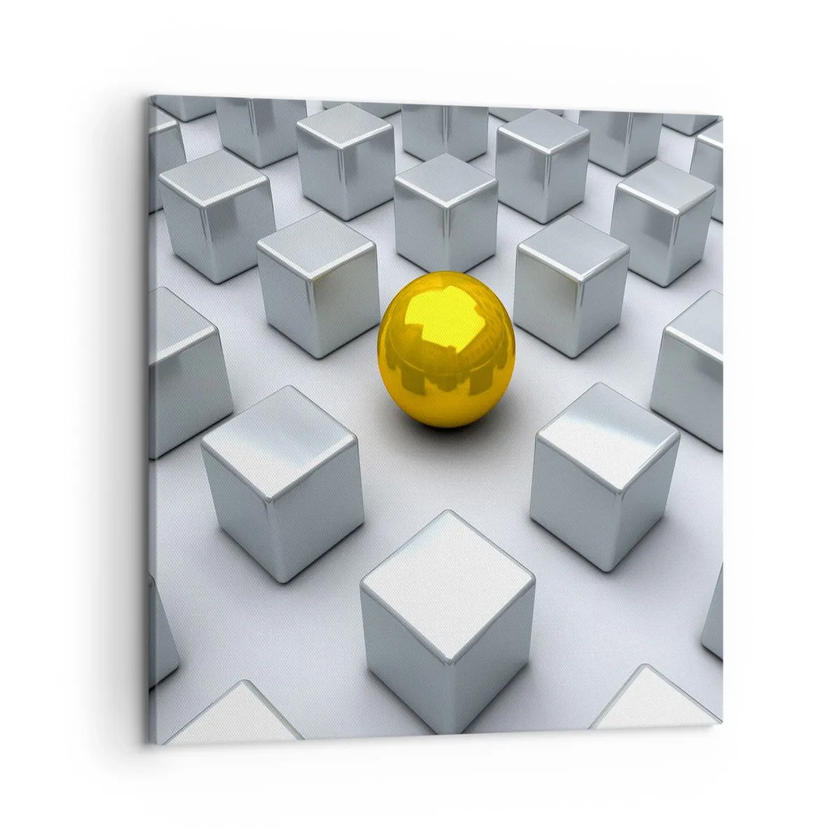 Vászonkép - Miért én? Geometriai összetétel - 50x50 cm