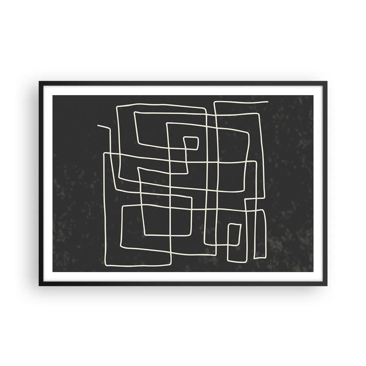 Poszter fehér keretben - Nem olyan egyszerű - 100x70 cm