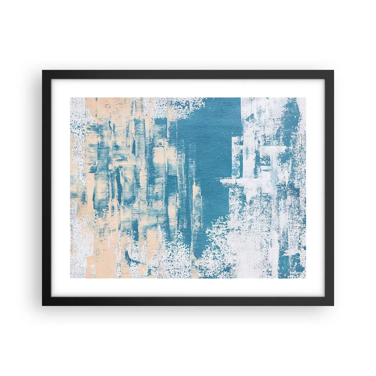 Poszter fehér keretben - Jégcsapon keresztül - 50x40 cm