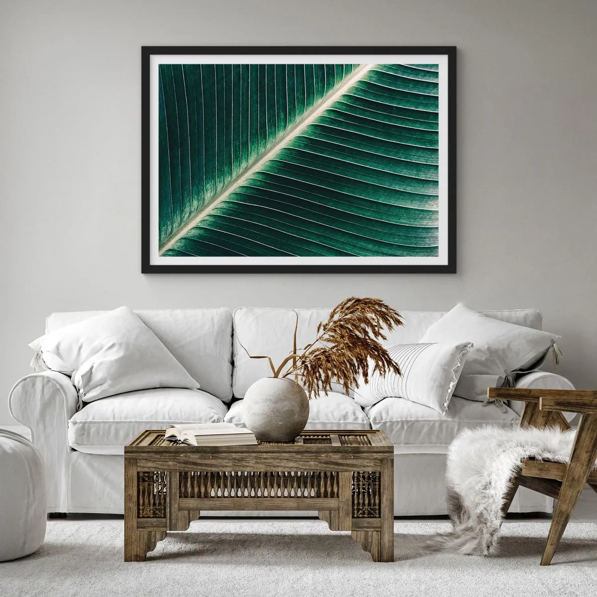 Poszter fehér keretben - A természet ritmusa - 70x50 cm