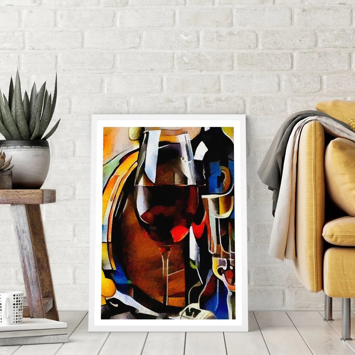 Poszter fekete keretben - A világ is színeket ölt - 30x40 cm