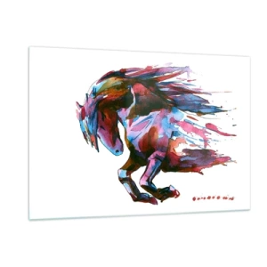 Üveg kép - Az elragadtatásban - 120x80 cm