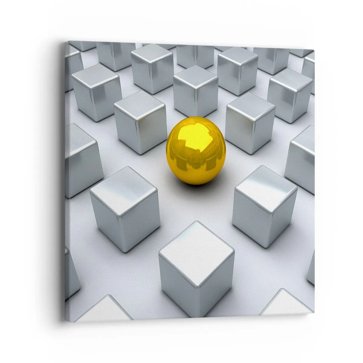 Vászonkép - Miért én? Geometriai összetétel - 40x40 cm