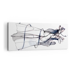 Vászonkép - Érintés tanulmányozása - 100x40 cm