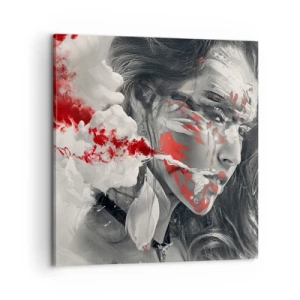 Vászonkép - Az abszurditás füstjében - 60x60 cm