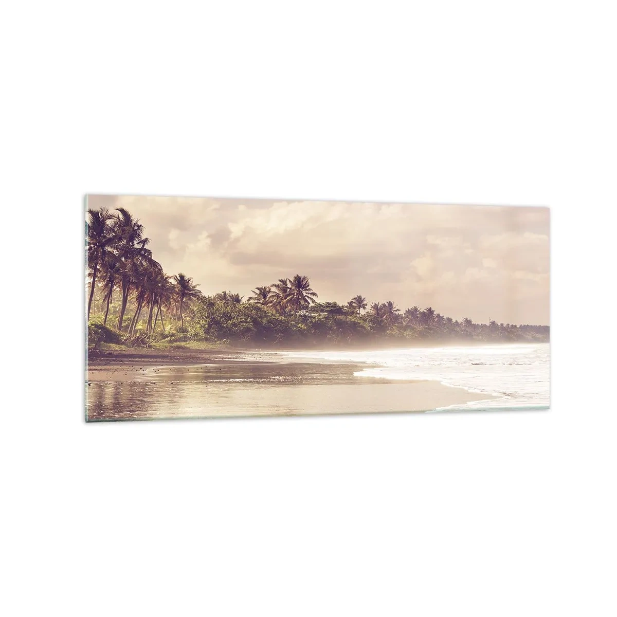 Üveg kép - A hullámok simogatása - 120x50 cm