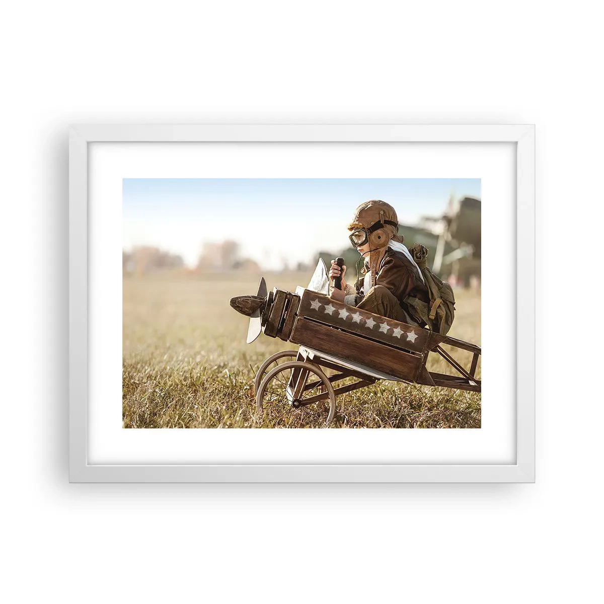 Poszter fekete keretben - Indulás egy álom felé - 40x30 cm