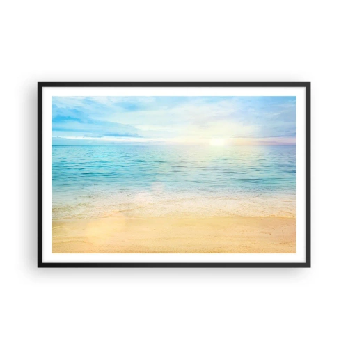 Poszter fehér keretben - Nagy kékség - 91x61 cm