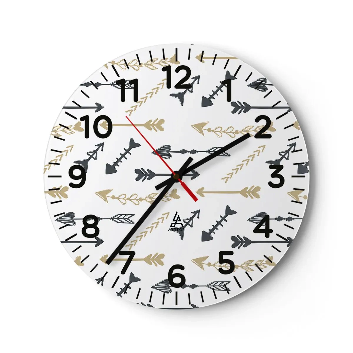 Falióra, Óra - Az íjász álma - 30x30 cm