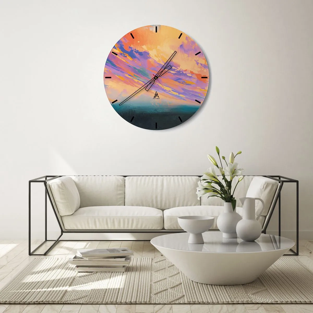 Falióra, Óra - Vonzási erő - 40x40 cm