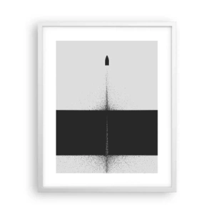 Poszter fekete keretben - Egyenesen a cél felé - 40x50 cm