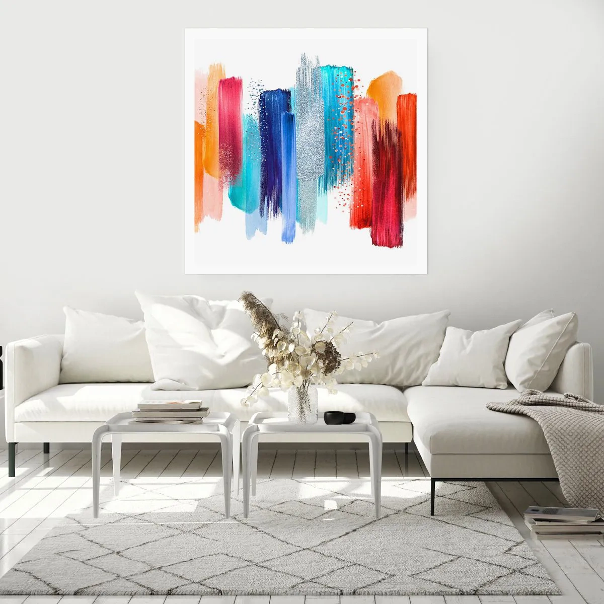 Poszter - Fel és le - 40x40 cm