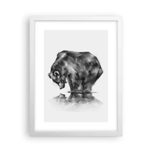 Poszter fekete keretben - Jó látni rokont - 30x40 cm