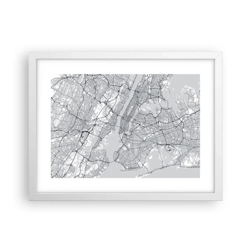 Poszter fekete keretben - Metropolisz anatómiája - 40x30 cm