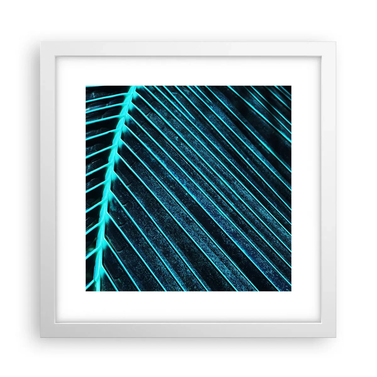 Poszter fekete keretben - A zöld textúrája - 30x30 cm