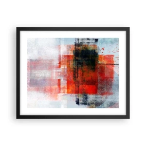 Poszter fehér keretben - Izzó kompozíció - 50x40 cm