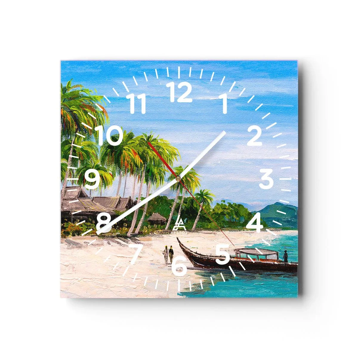 Falióra, Óra - Egy egzotikus álom - 40x40 cm