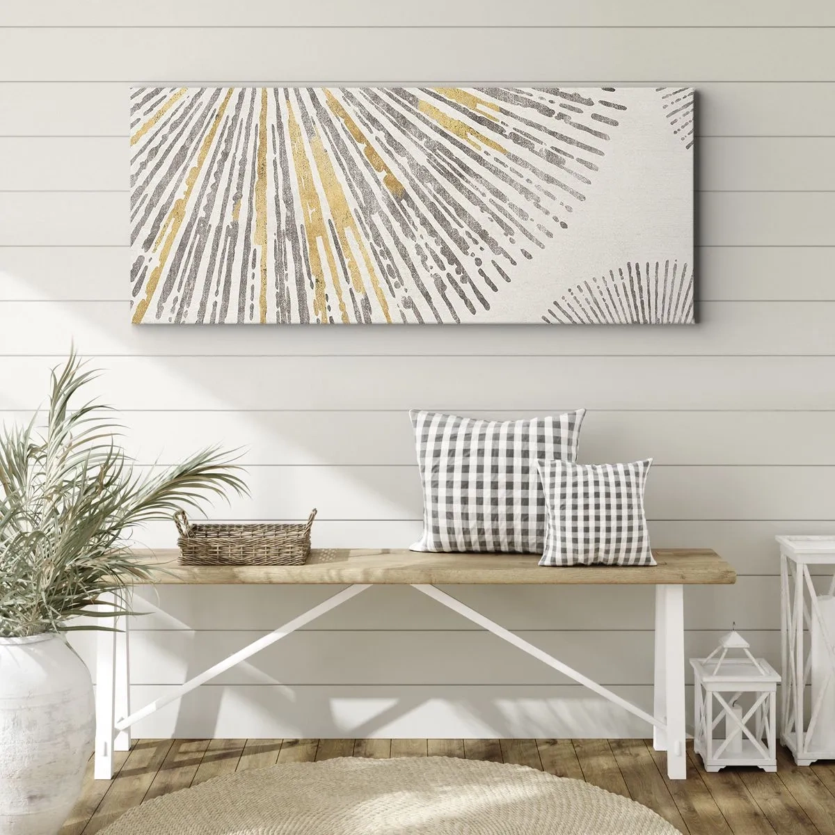 Vászonkép - A sugár szépsége - 160x50 cm