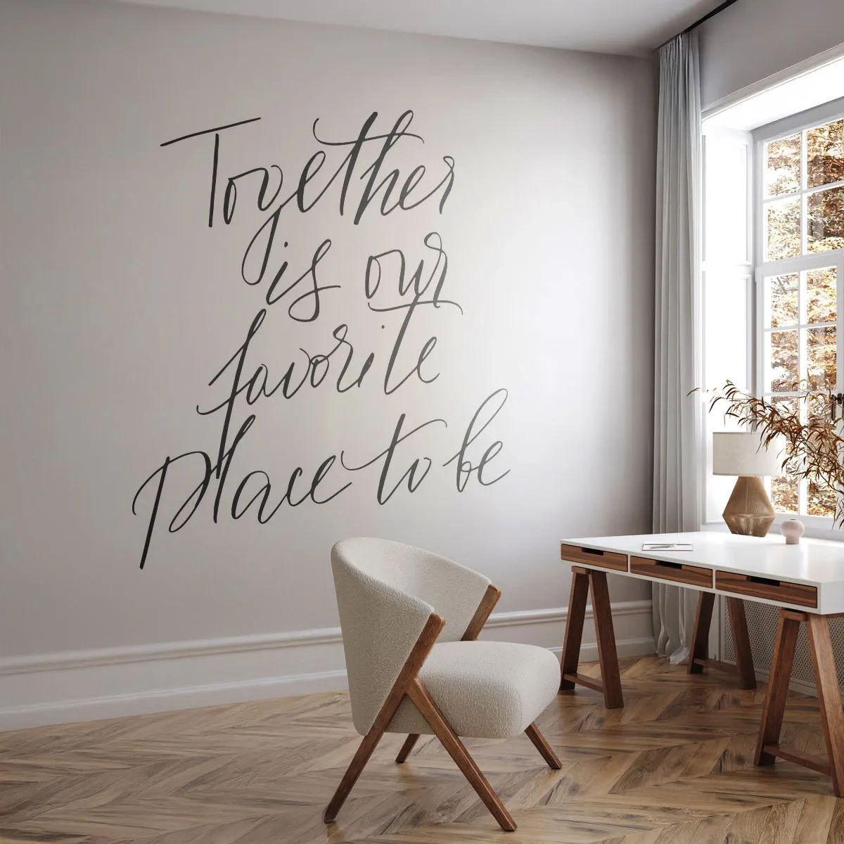 Öntapadós Fotótapéta Deluxe Sticker - Te is érzed? - Tipográfia, Megerősítés, Alapelv - 150x105 cm