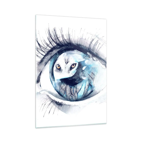 Üveg kép - Szemtől szembe a vadonnal - 50x70 cm
