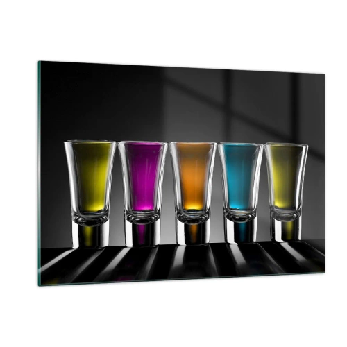 Üveg kép - Az öröm színei - 120x80 cm