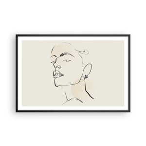 Poszter fehér keretben - Büszke tekintet - 91x61 cm