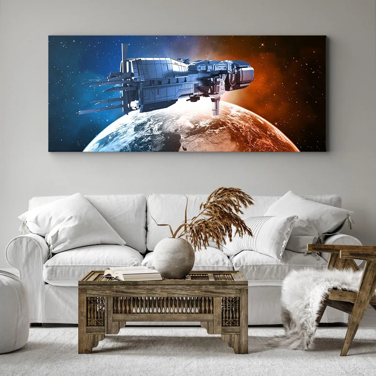 Vászonkép - Óvatos megfigyelő - 160x50 cm