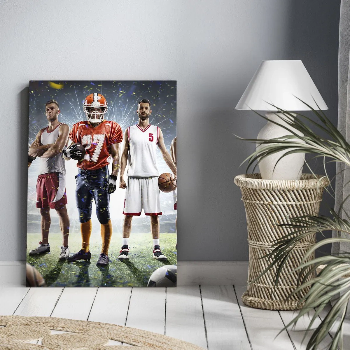 Vászonkép - Mezei gladiátorok - 50x70 cm