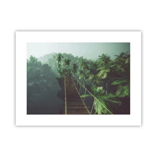 Poszter - A zöldellő hullámok felett - 40x30 cm