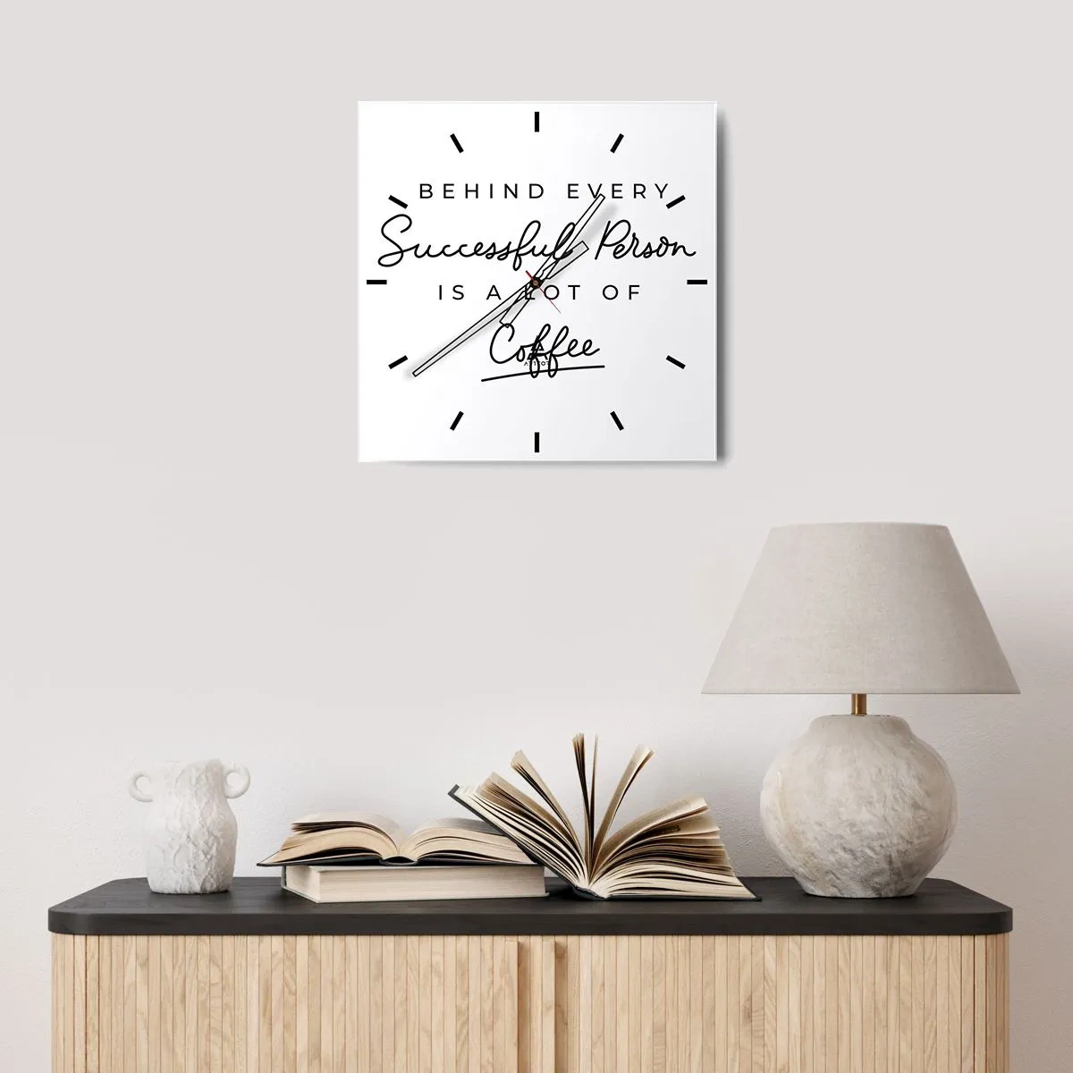 Falióra, Óra - A siker titka - 40x40 cm