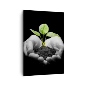 Vászonkép - Szeretem a természetet, védem azt - 70x100 cm