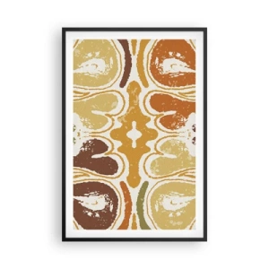 Poszter fehér keretben - Érzelmes absztrakció - 61x91 cm