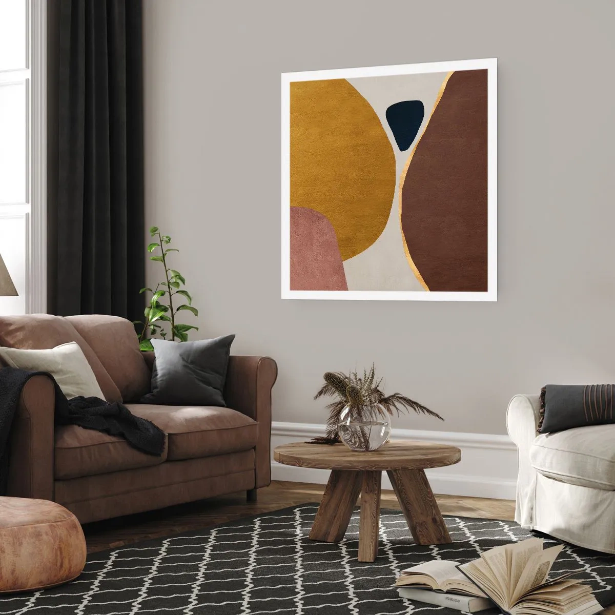 Poszter - Absztrakció - egy hely a térben - 40x40 cm