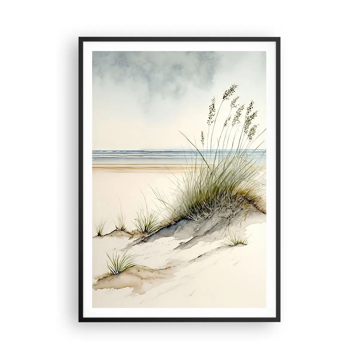 Poszter fehér keretben - A szél által kényeztetve - 70x100 cm