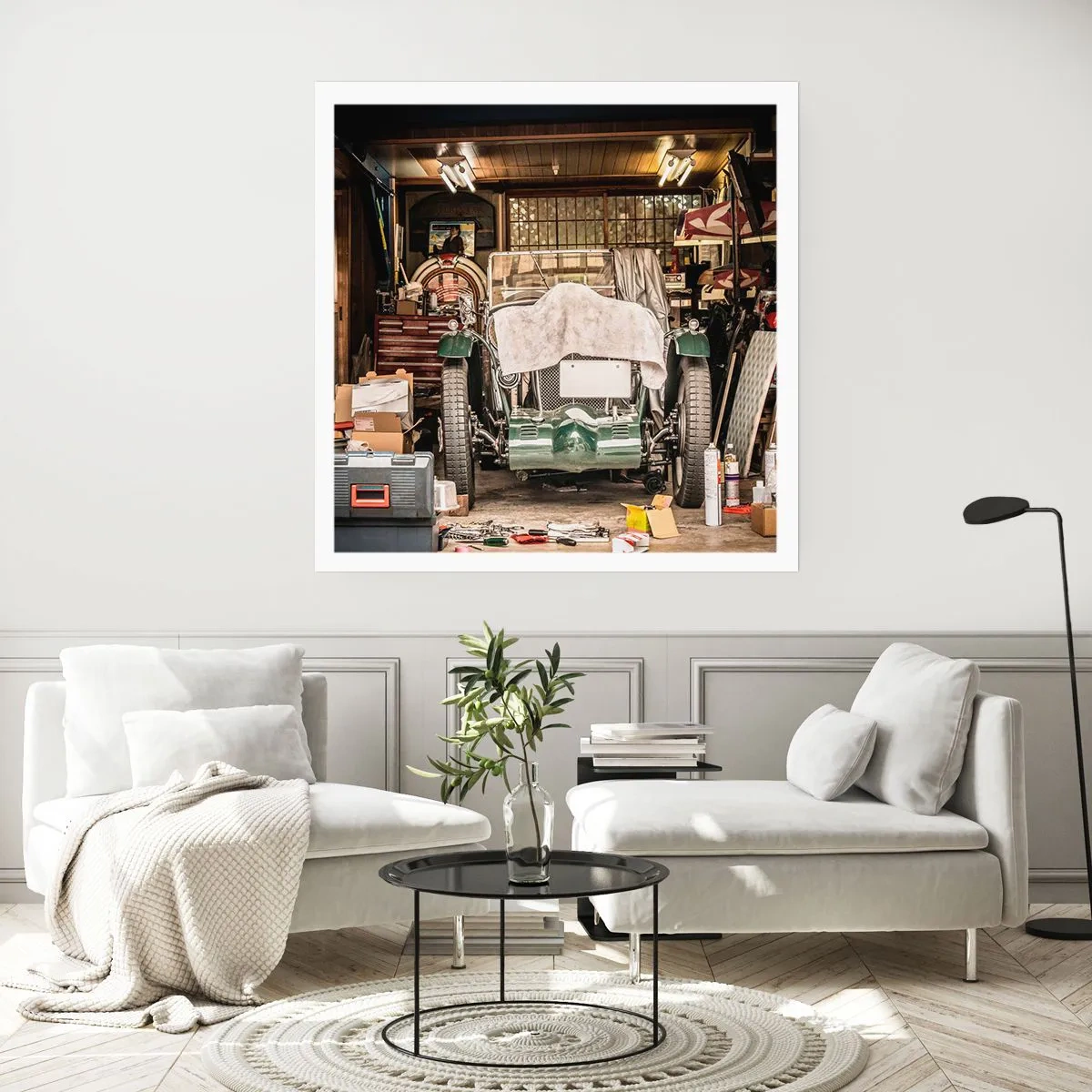 Poszter - Vissza a múltba - 60x60 cm