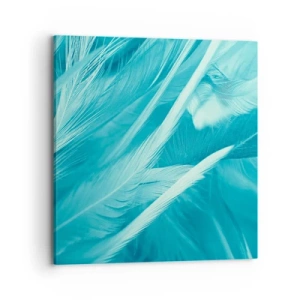 Vászonkép - Elmerülni a pehelyben - 70x70 cm