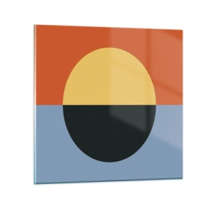 Üveg kép - A meleg és a hideg kompozíciója - 40x40 cm