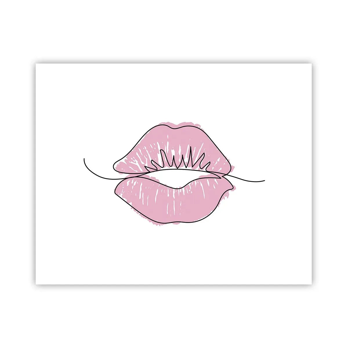 Poszter - Készen állsz a csókra? - 50x40 cm