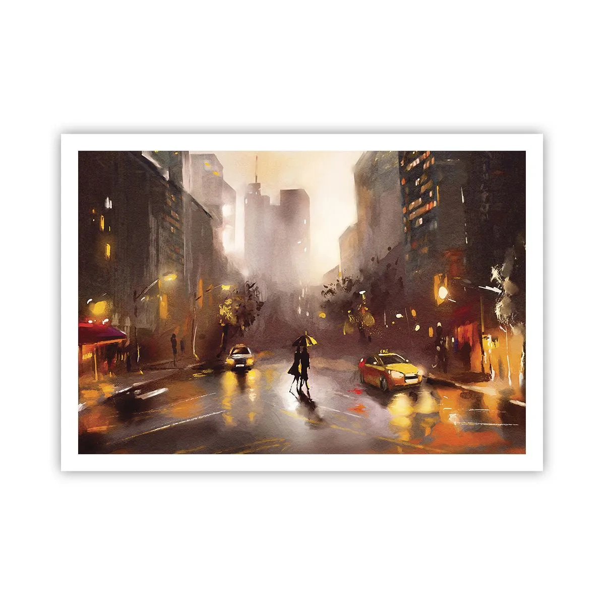 Poszter - New York fényében - 100x70 cm