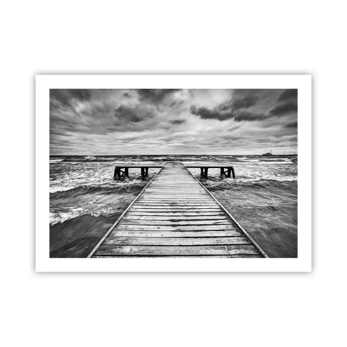 Poszter - Várom, hogy elűzze a szél... - 70x50 cm