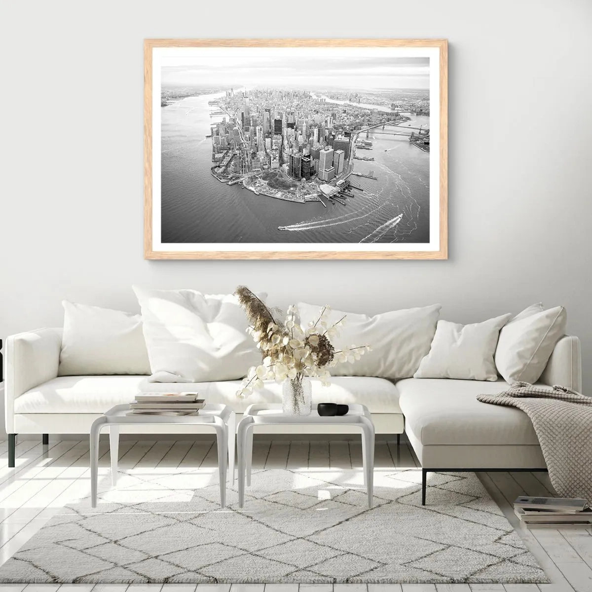 Poszter világos tölgy keretben - Hogy ne szeretném? - 40x30 cm