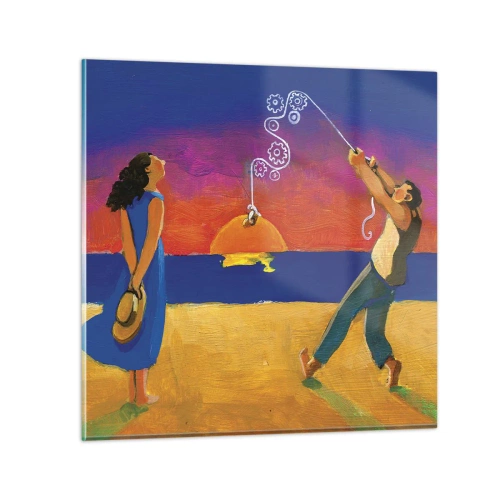 Üveg kép - Több, mint egy csillag az égből - 50x50 cm