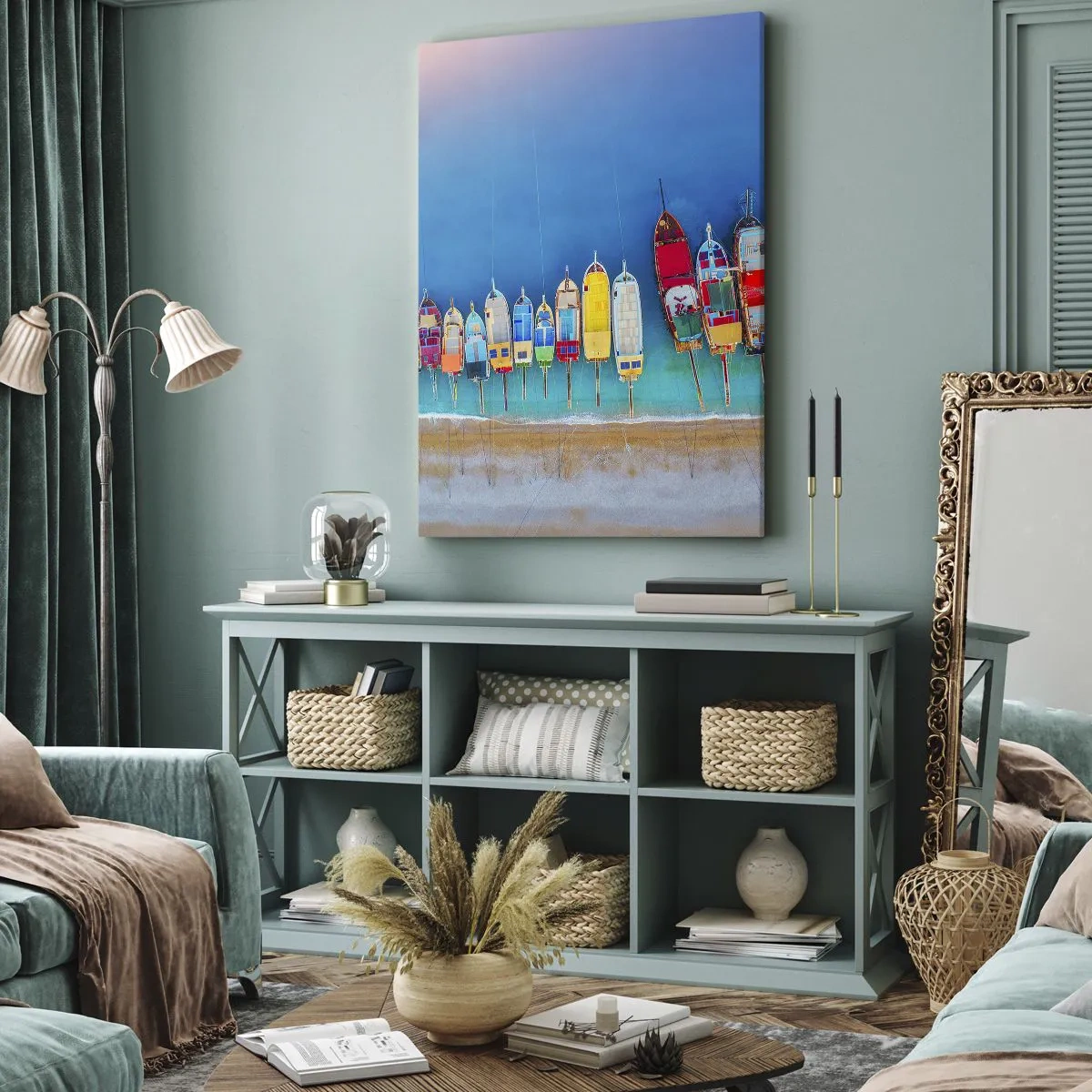 Vászonkép - Madártávlatból - 55x100 cm