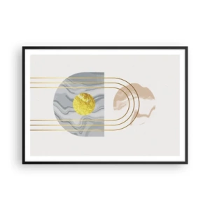 Poszter fehér keretben - Fényerő és ragyogás - 100x70 cm